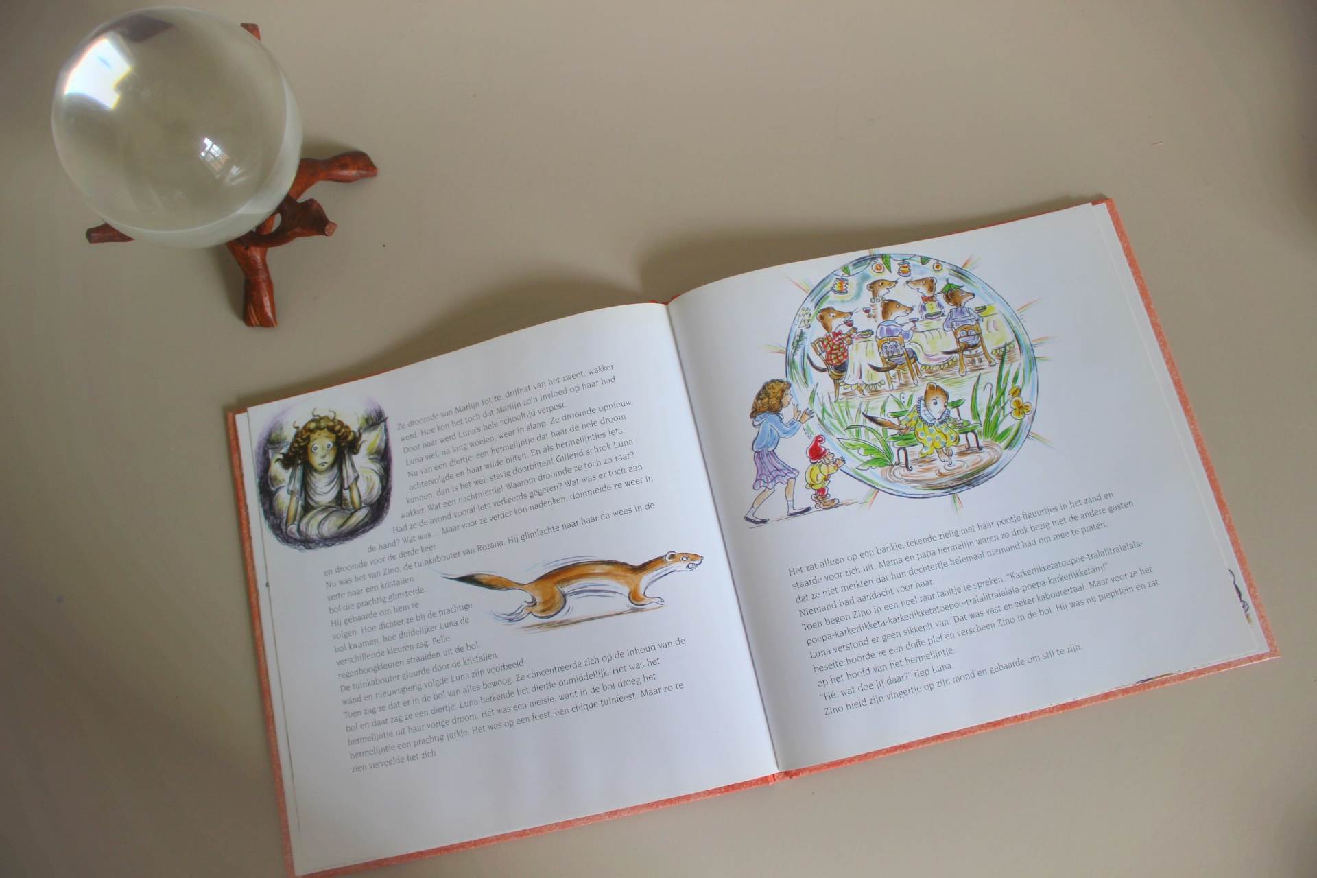 caranella – Hermelijn en de kristallen bol Kinderboek Hermelijn en de kristallen boldoor Heidi als Caranella